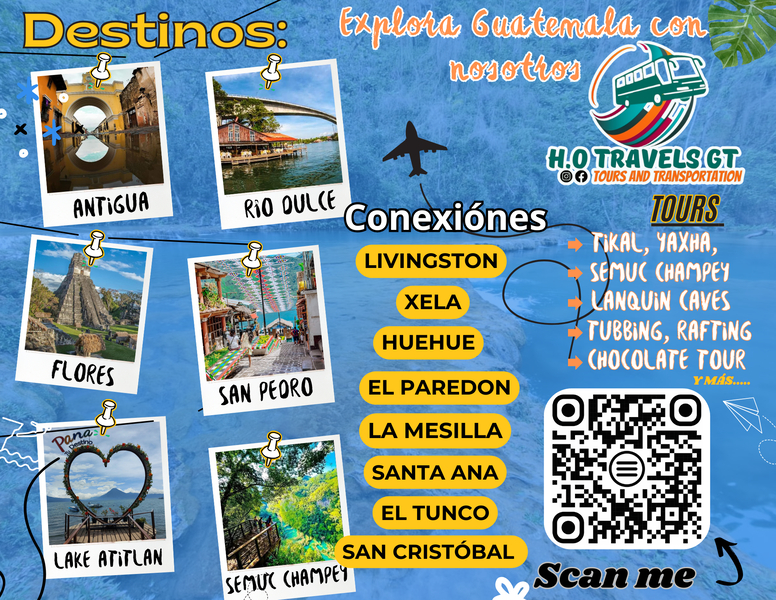 Foto de portada de H.O TRAVELS GT. Tours And Transportation. We are your best option